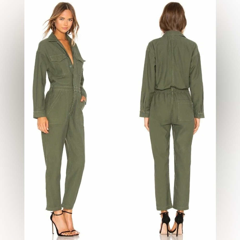 Citizens of Humanity Retreat Green Marta Surplus‎ Jumpsuit